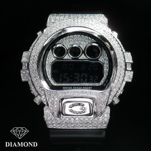 G-SHOCK DW6900 天然ダイヤモンドベゼル 7.5ct | hartwellspremium.com