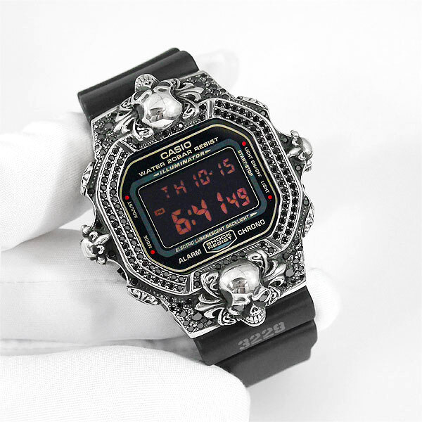 G-BALLER G-SHOCKカスタム クロムスカルカスタム - 腕時計(デジタル)