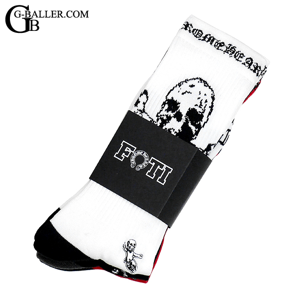 お得送料無料 Chrome Hearts - クロムハーツ SOCKS FOTI 3PK FOTI靴下