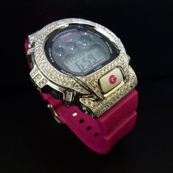 G-shock カスタム Baby-G g-shock mini 高級Crystalカスタム G