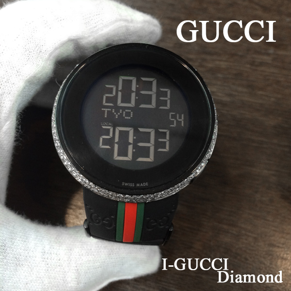 Gucci i-gucci グッチ腕時計 アイグッチ ダイヤモンド 人気ブランド時計