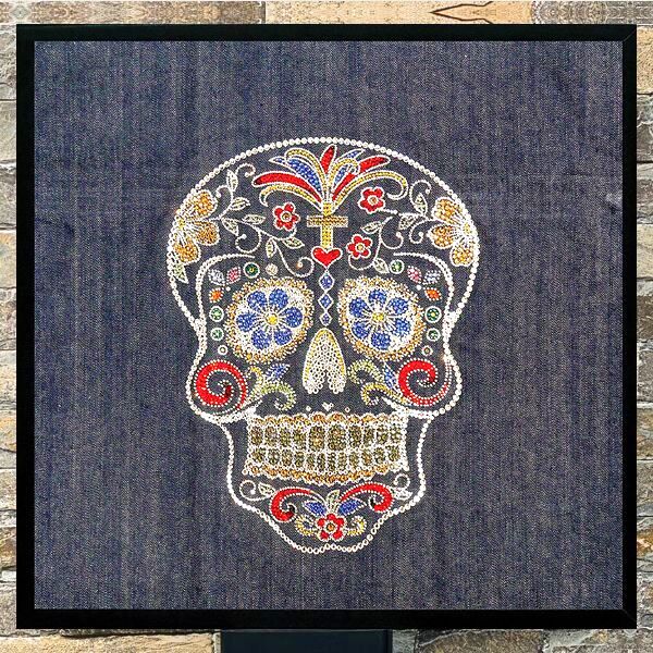 【在庫あり】 mexican-skull-art.jpg 絵画